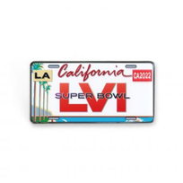 Wincraft Lapel Pin SBLVI in LA CA License Plate