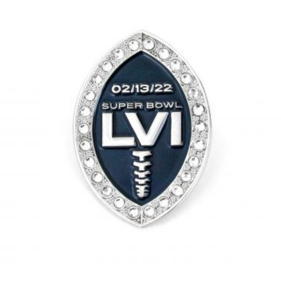Wincraft NFL21 Super Bowl LVI Logo Aluminum Keychain
