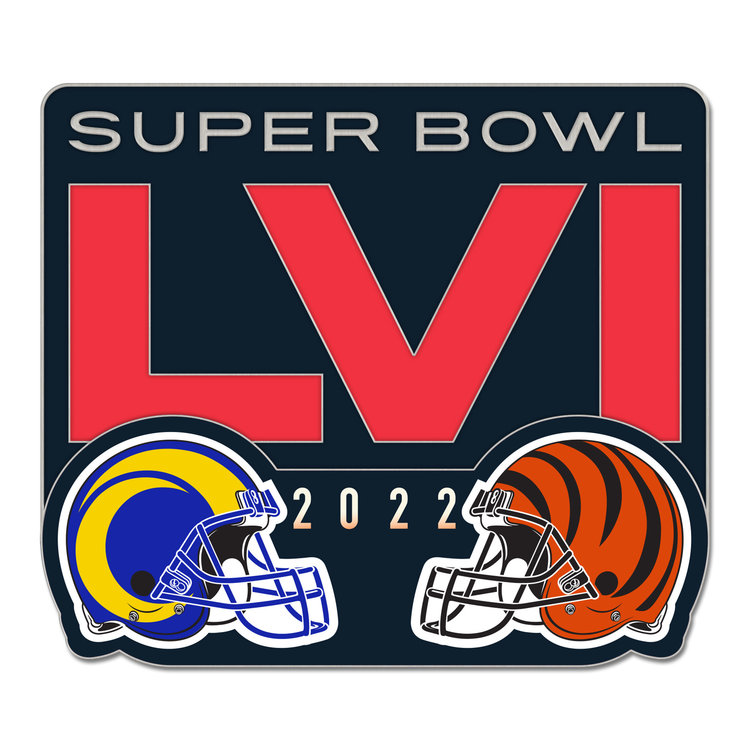 Wincraft Lapel Pin Wincraft NFL SBLVI Dueling Rams v Bengals
