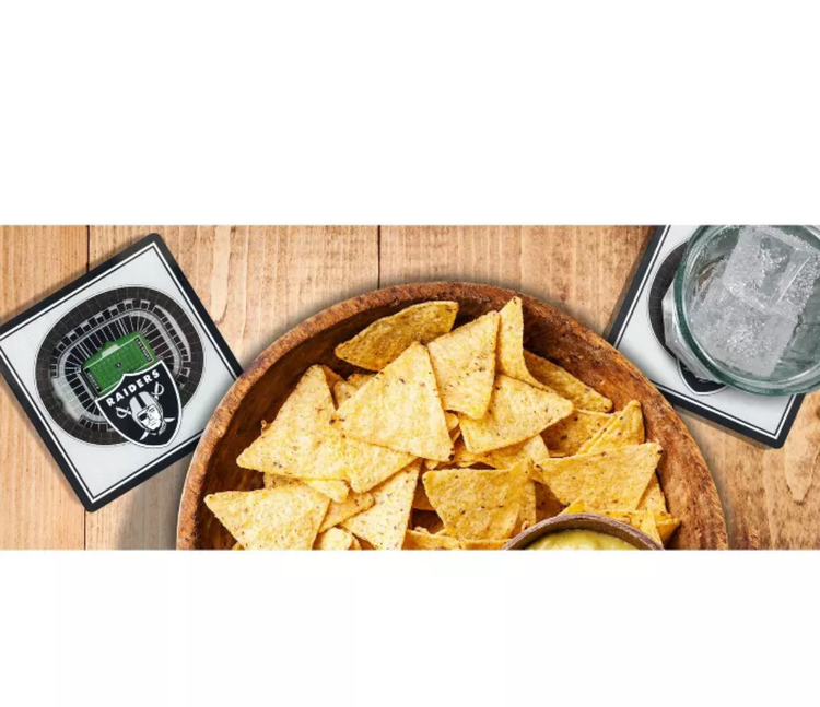 You The Fan Stadium View Coasters - Raiders
