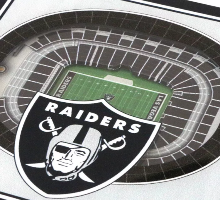 You The Fan Stadium View Coasters - Raiders