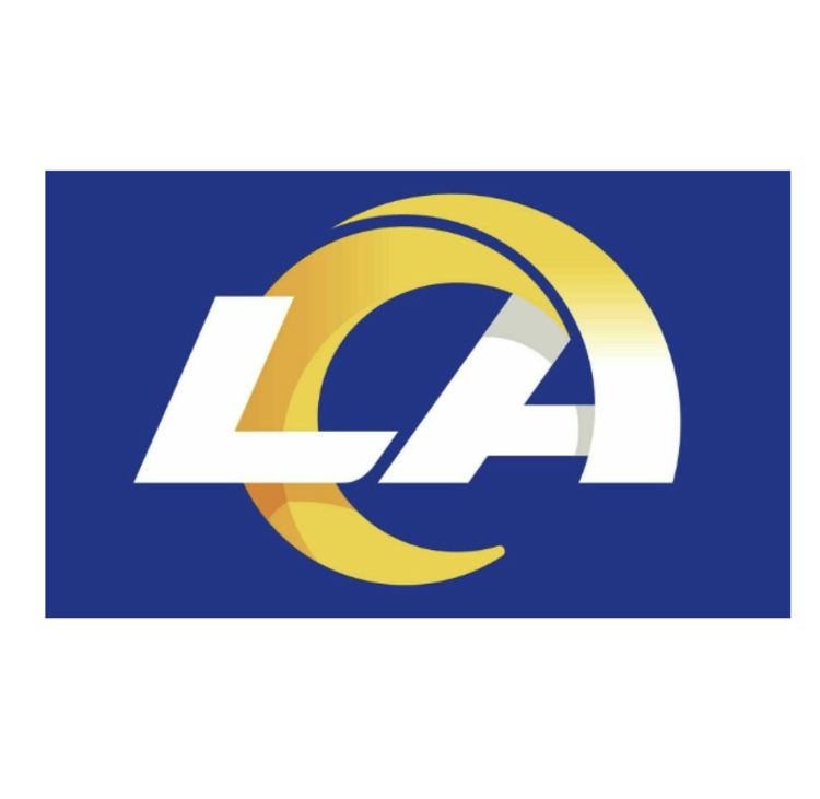 Rico Industries NFL LA Rams 3'x5' Banner Flag Royal