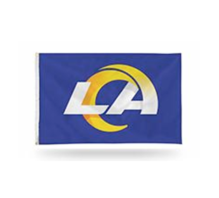 Rico Industries NFL LA Rams 3'x5' Banner Flag Royal