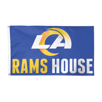 Wincraft NFL LA Rams House Deluxe 3'x5' Flag