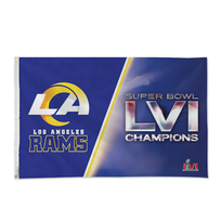 Rico Industries NFL Rams SB LVI Champs 3'x5' Flag