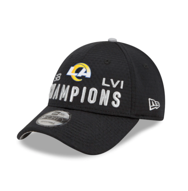 New Era Rams NFL21 SBLVI Champions 940 Black