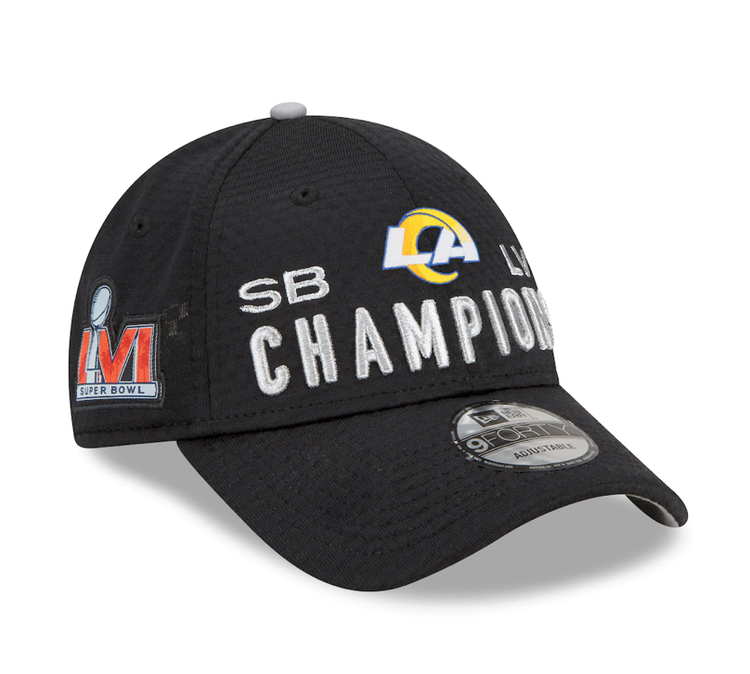 New Era Rams NFL21 SBLVI Champions 940 Black