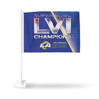 Rico Industries NFL LA Rams Super Bowl LVI Champs Car Flag