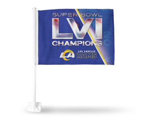 NFL Rams SB LVI Bound Deluxe 3'x5' Flag - The Locker Room of Downey