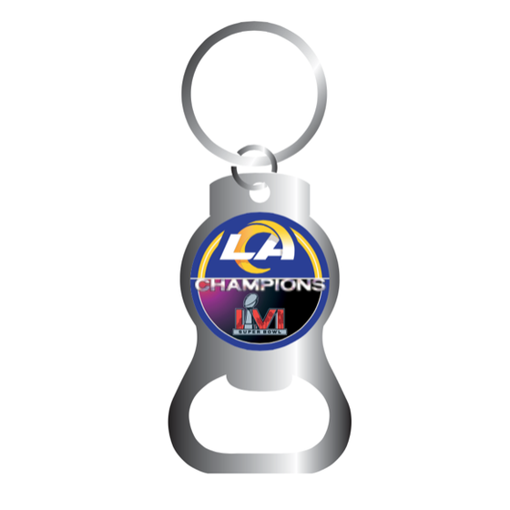 Aminco NFL21 Super Bowl LVI Logo Heavyweight Keychain