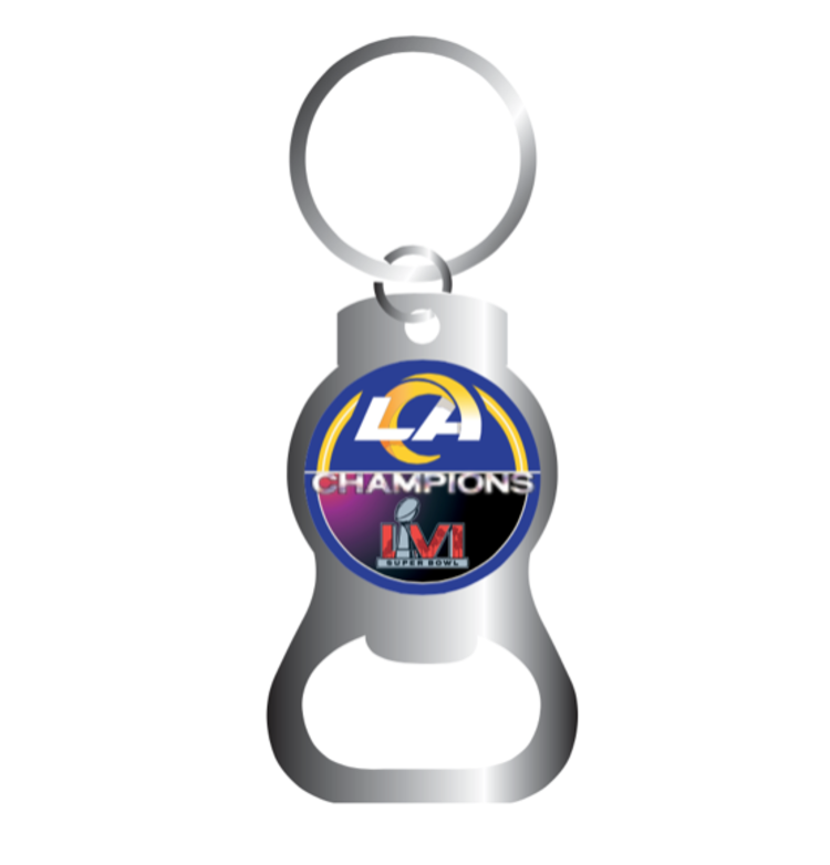 Aminco Bottle Opener Keychain - LA Rams SBLVI Champions