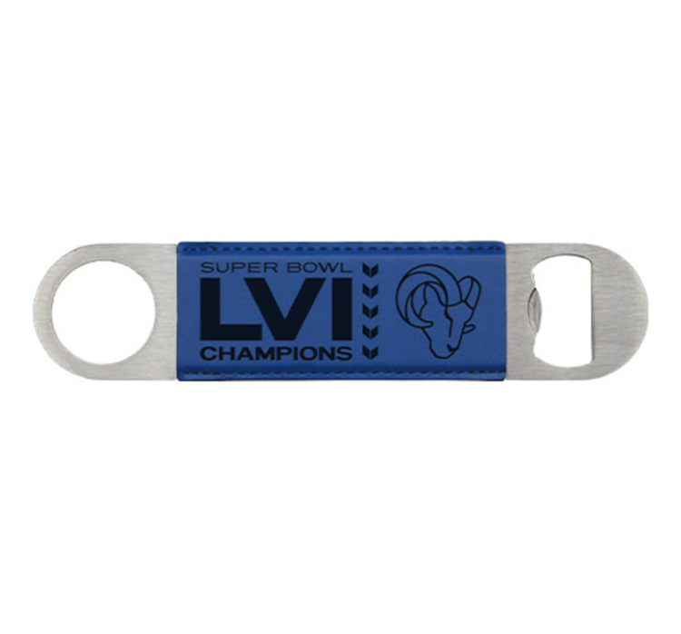 Rico Industries Bar Blade - Laser Engraves -  NFL LA Rams SBLVI Champions