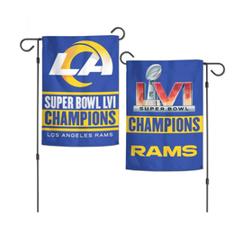 Los Angeles Rams Super Bowl LVI Champions 2-Sided Vertical Flag