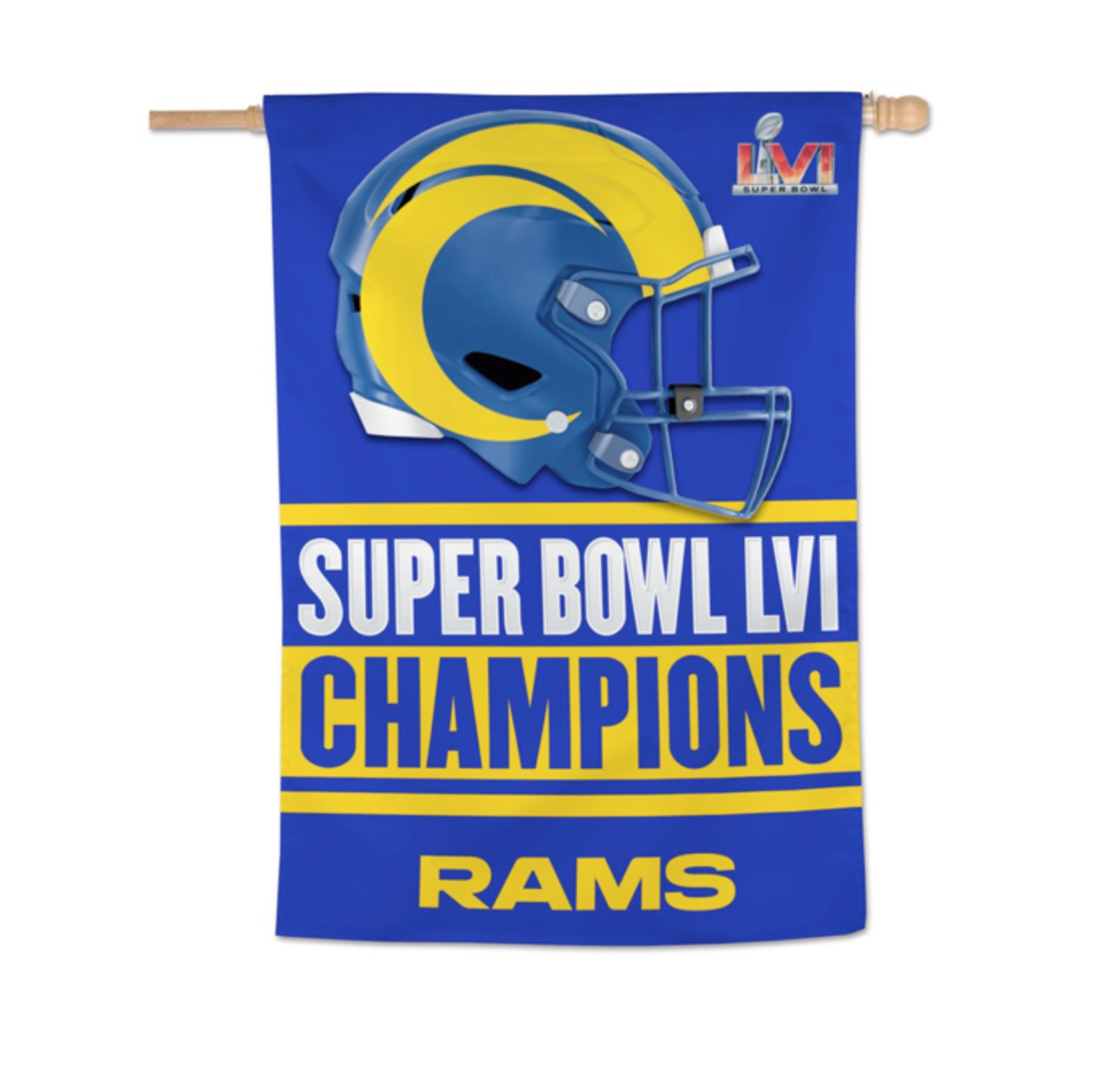 Los Angeles LA Rams Super Bowl Banner Championship Flag