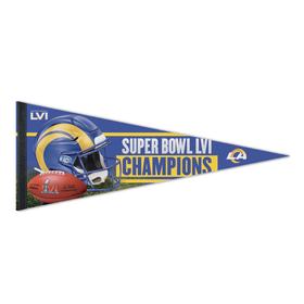 NFL LA Rams Super Bowl LVI Champs Car Flag - The Locker Room of Downey