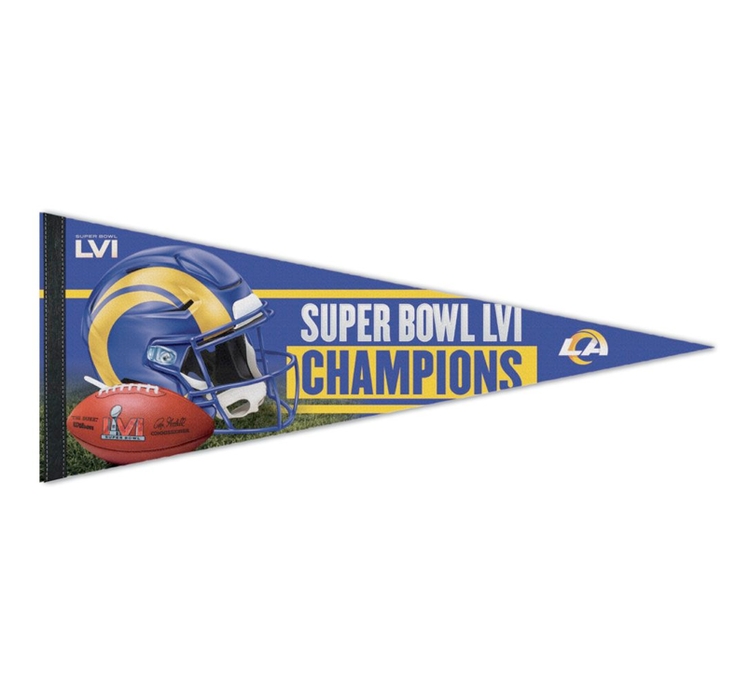 Wincraft Rams SBLVI Champs Premium Pennant