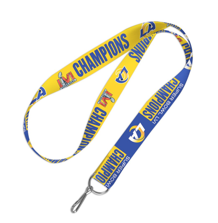 Wincraft NFL Rams SBLVI Champs Lanyard