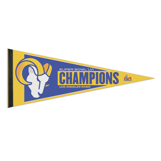 NFL Rams SB LVI Champions 3'x5' Flag - The Locker Room of Downey