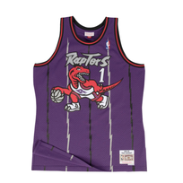 Mitchell and Ness Toronto Raptors Men's M&N 1998-1999 Tracy McGrady #1 Replica Swingman Jersey Purple