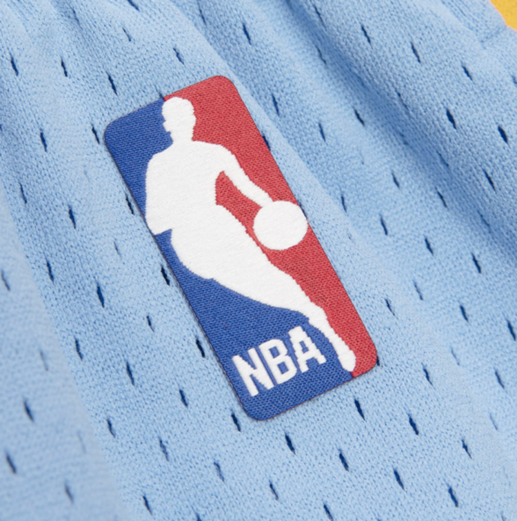 Mitchell and Ness Lakers M&N Men's MPLS Light Blue Swingman Shorts