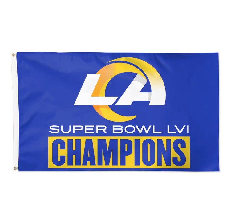 Wincraft NFL Rams SB LVI Champions 3'x5' Flag