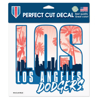 Wincraft Big Decal LA Dodgers Skyline 8"x8"
