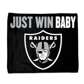 WinCraft Las Vegas Raiders Just Win Baby Metal License Plate Frame