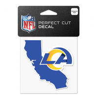 Wincraft Small Decal 4"x4" NFL LA Rams State