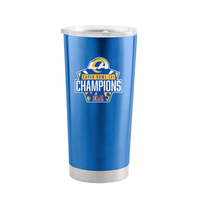 Logo Brands LA Rams SBLVI Champs 20 oz Stainless Tumbler
