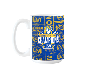 LA Dodgers World Series 15 Oz Mug With L.A. Championship Years 