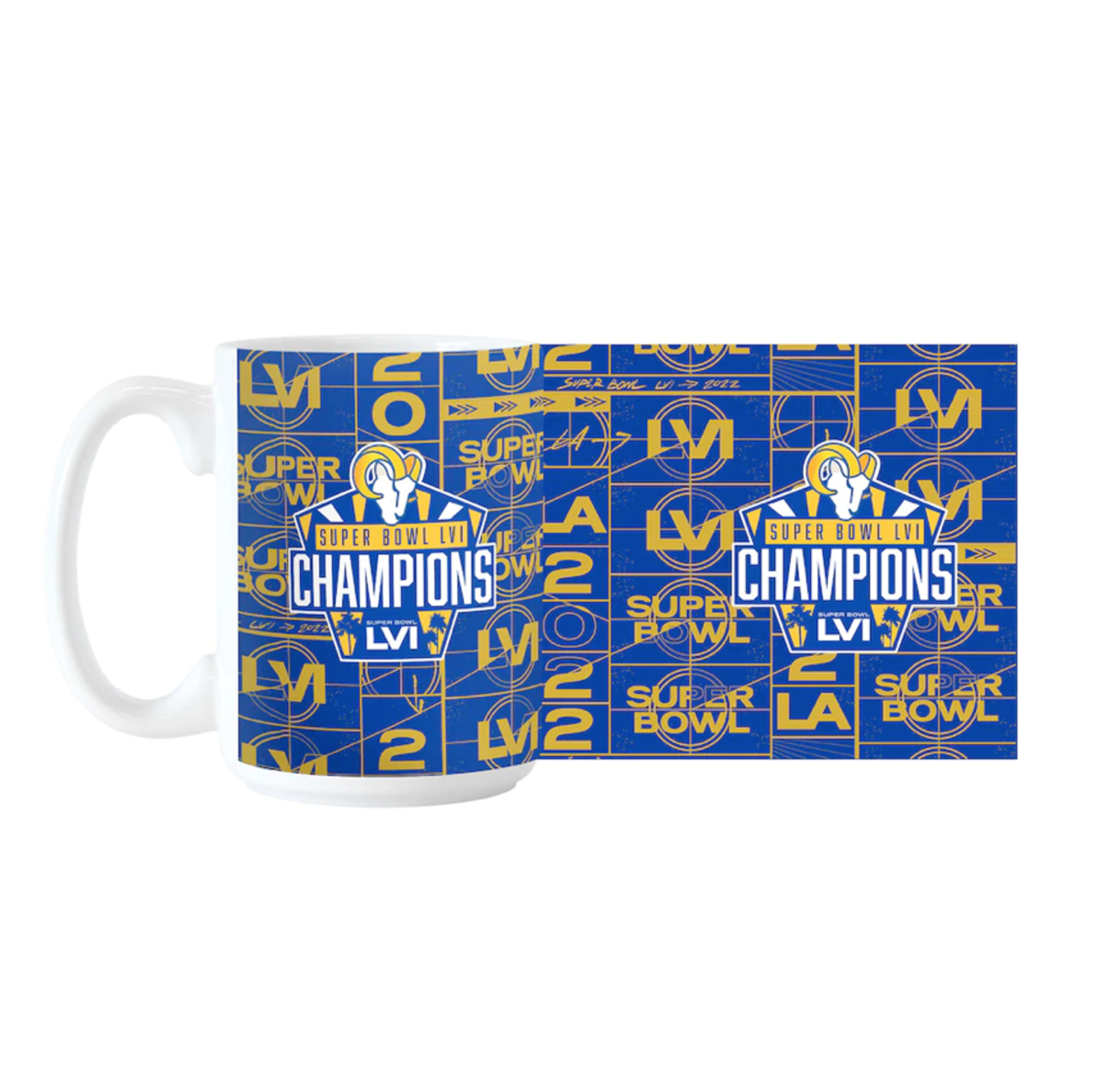 LA Dodgers World Series 15 Oz Mug With L.A. Championship Years 