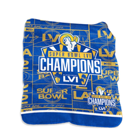 Logo Brands Rams SBLVI Silk Touch Throw Blanket 50x60