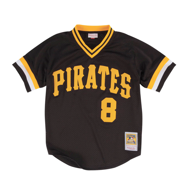 Mitchell and Ness MLB Pittsburgh Pirates Men's M&N 1982 Willie Stargell BP Jersey Black