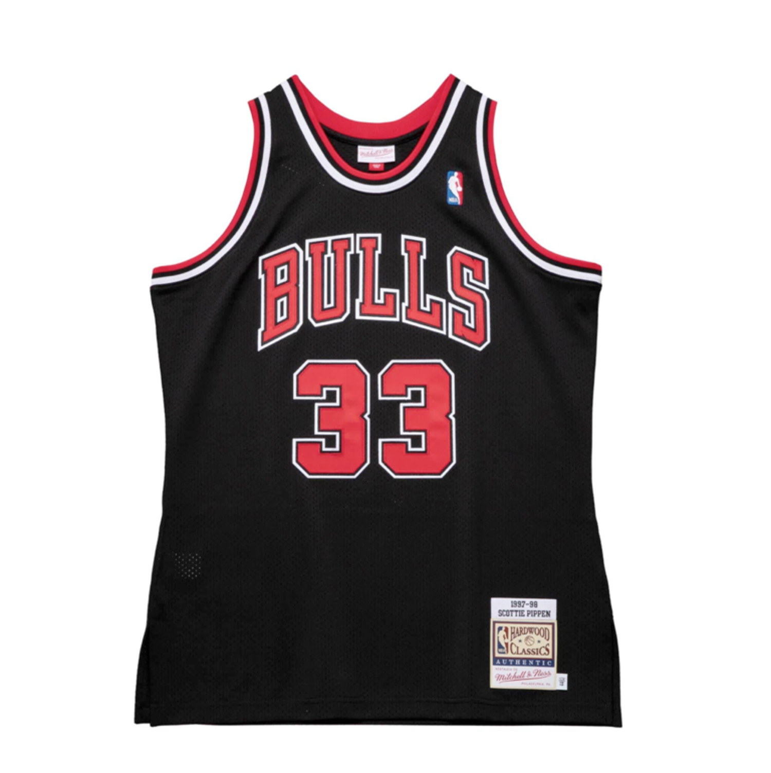 New Black Chicago Bulls #33 Scottie Pippen Swingman Basketball Jerseys 