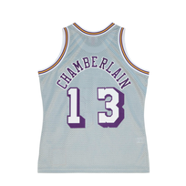 Mitchell and Ness LA Lakers Men's M&N 75th Silver Anniversary Wilt Chamberlain #13 Swingman Jersey