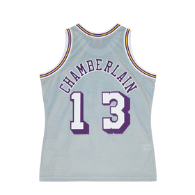 Mitchell and Ness LA Lakers Men's M&N 75th Silver Anniversary Jerry West  #44 Swingman Jersey
