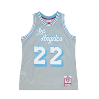 Mitchell and Ness LA Lakers Men's M&N 75th Silver Anniversary Elgin Baylor #22 Swingman Jersey