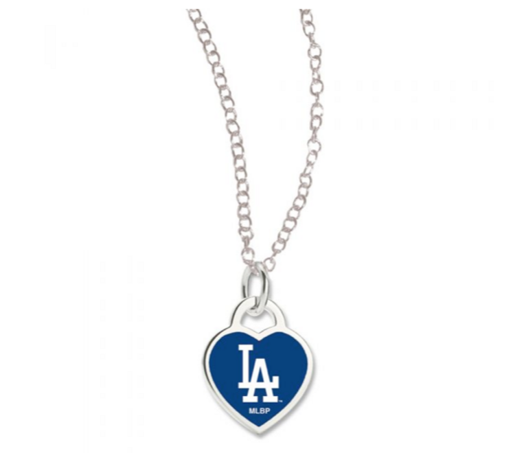 Wincraft MLB Los Angeles Dodgers Heart Necklace