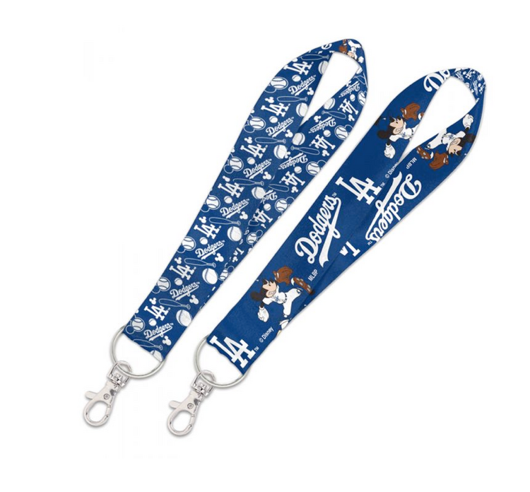 Wincraft Dodgers Lanyard Key Strap (Wristlet) - Disney Mickey