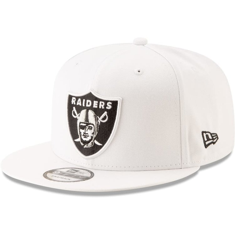 New Era Raiders White Team Shield Snapback 950