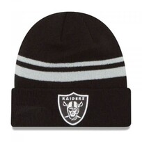 New Era Raiders Cuffed Striped Knit