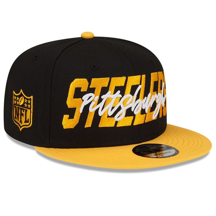 New Era Pittsburgh Steelers New Era 2022 NFL Draft Black/Yellow 950
