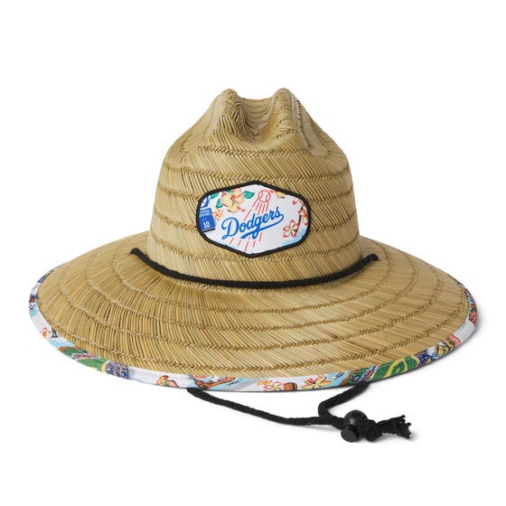 LA Dodgers Reyn Spooner City Connect Straw Hat - The Locker Room