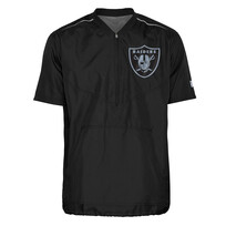 New Era Raiders NE M 1/4 Zip Short Sleeve Jacket