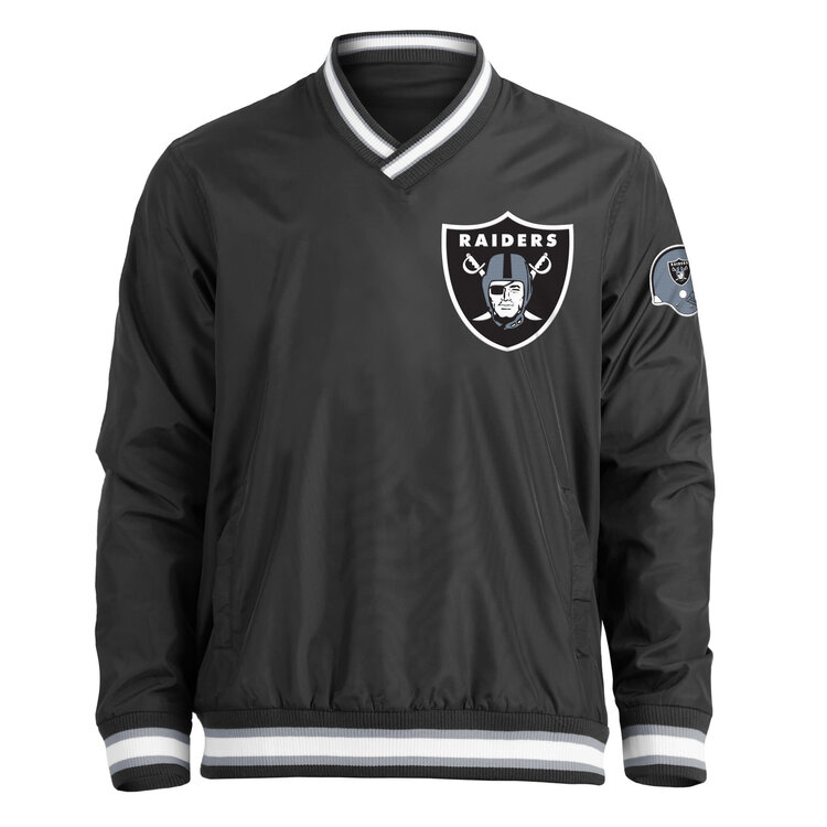 New Era Raiders NE M Pullover V-Neck Black