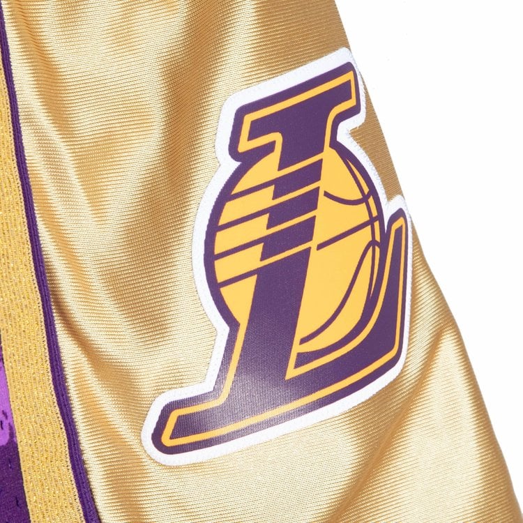 Mitchell and Ness Lakers M&N Men's NBA CNY 4.0 Swingman Purple Shorts