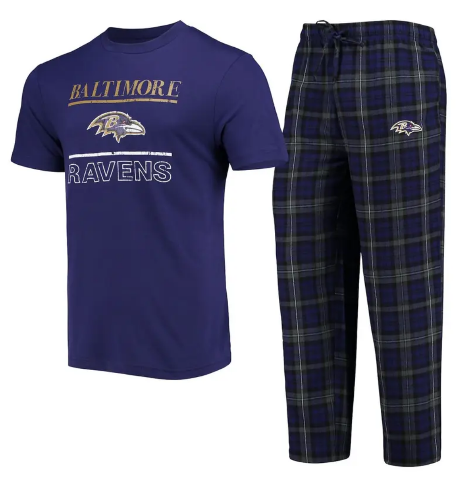 Baltimore Ravens Pajamas FOCO NFL Men's Baltimore Ravens Primary