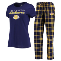 Concepts Sport Lakers W Lodge Pajama Set