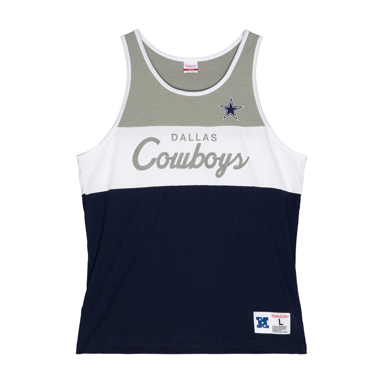 Mitchell and Ness Dallas Cowboys M&N Men's Cotton Color Block Tank