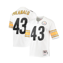 Mitchell and Ness NFL Pittsburgh Steelers Men's Mitchell & Ness 2005 Troy Polamalu #43 Jersey White